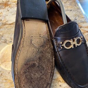 Mens Brown Ferragamo Loafers 8.5EE
